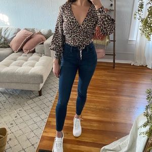 Lioness Animal Print Wrap Top!
